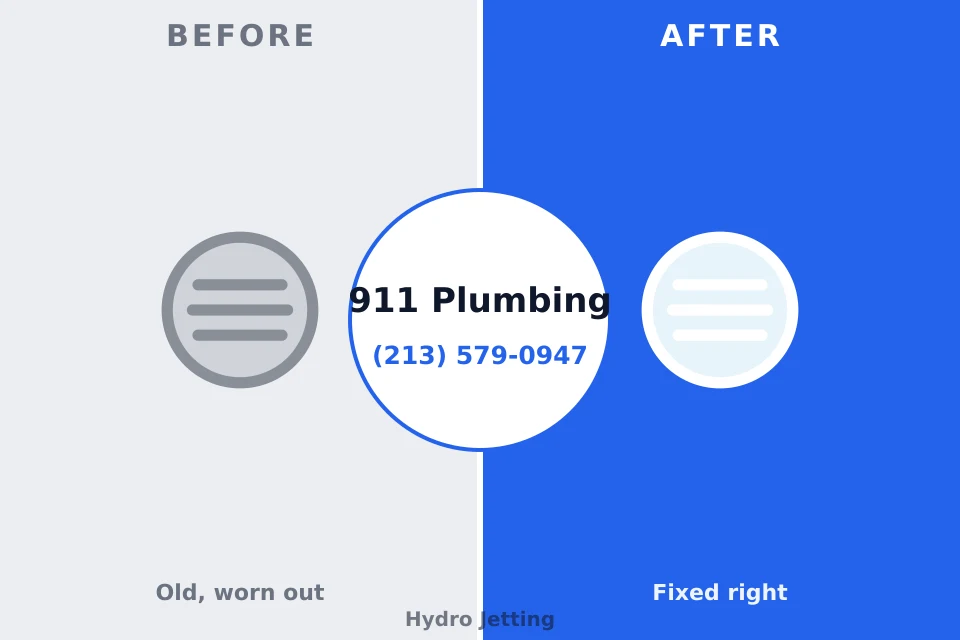 Before and after: plumbing company Decatur, MI